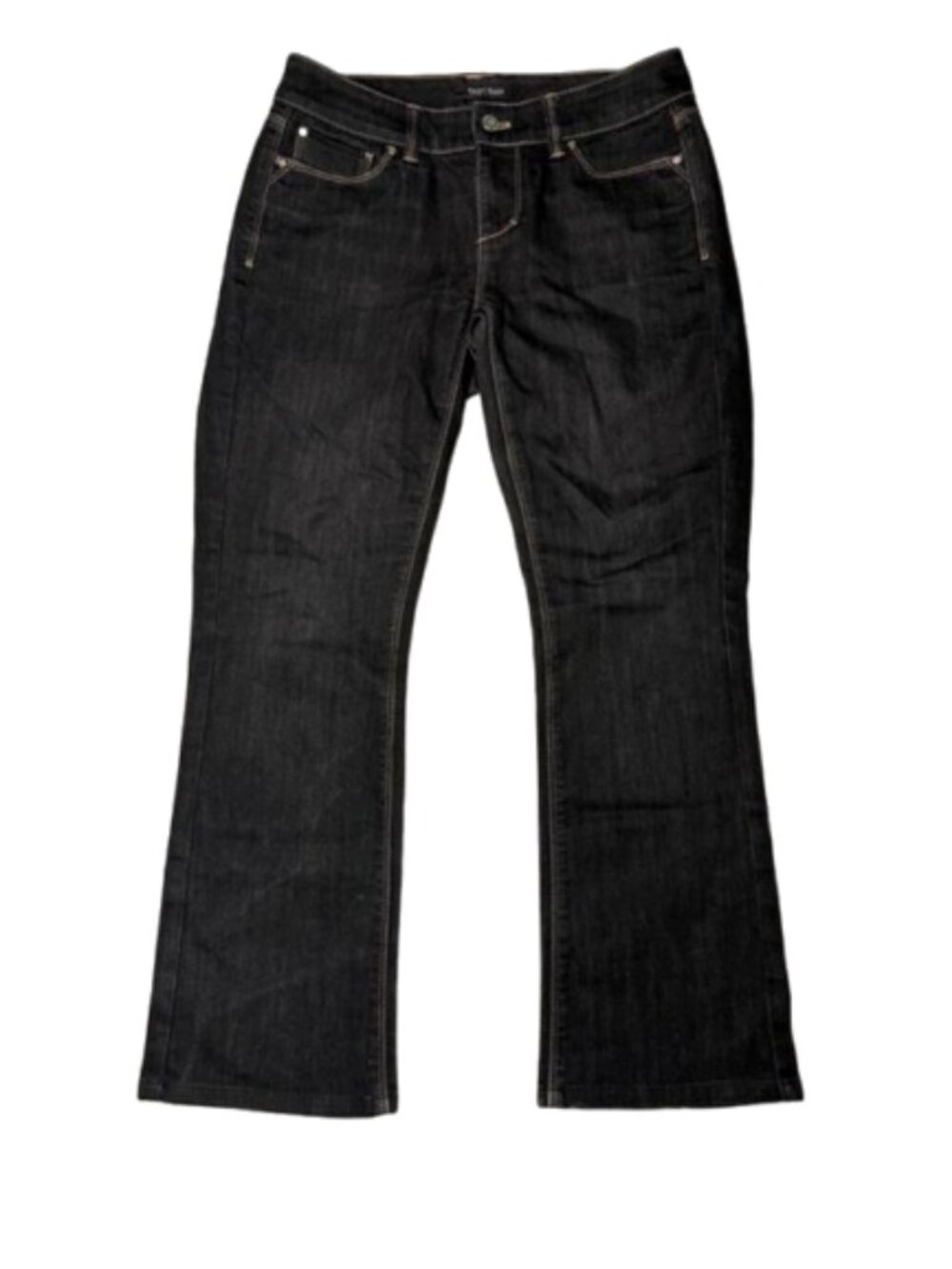 2/$30 White House Black Market Black Low Rise Bootleg Contour Jean Size 4R #2497